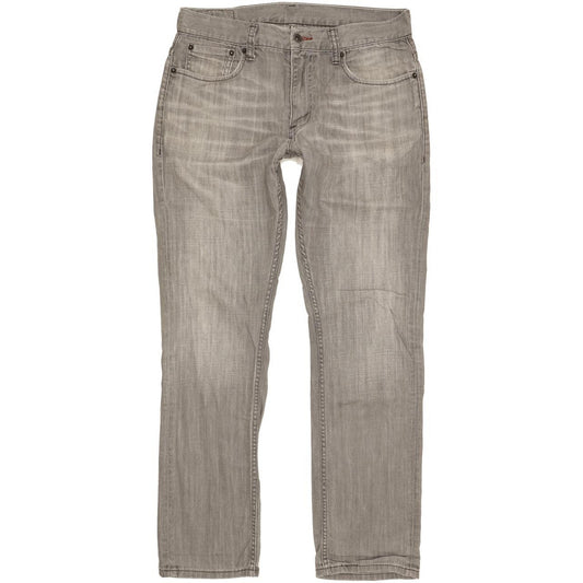 Levi's 511 Men Grey Straight Slim Jeans W34 L32