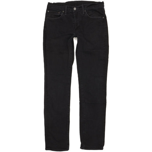 Levi's 511 Men Black Straight Slim Stretch Jeans W32 L31
