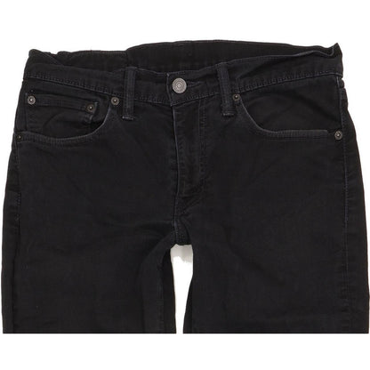 Levi's 511 Men Black Straight Slim Stretch Jeans W32 L31