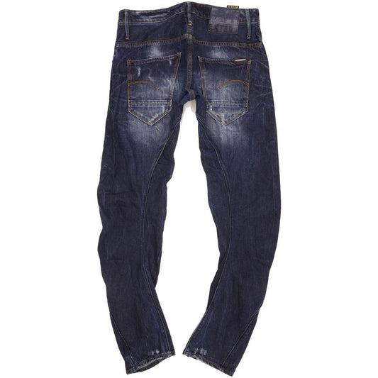 G-Star Arc 3D Men Navy Tapered Slim Jeans W31 L32