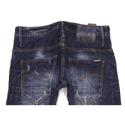 G-Star Arc 3D Men Navy Tapered Slim Jeans W31 L32