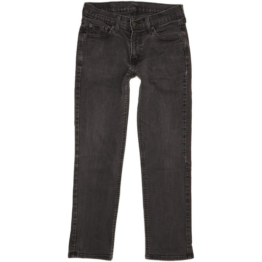 Levi's 541 Men Black Straight Slim Stretch Jeans W30 L29