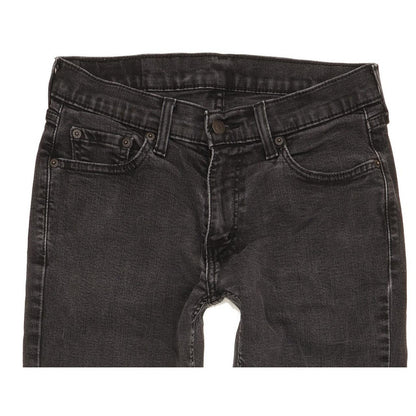 Levi's 541 Men Black Straight Slim Stretch Jeans W30 L29