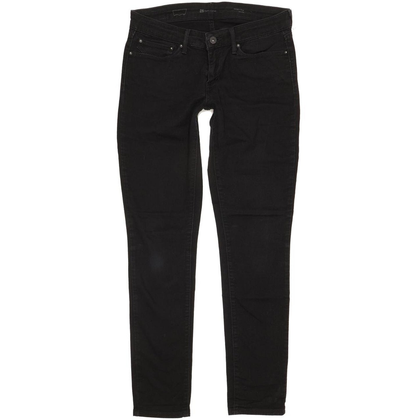 Levi's Demi Curve Women Black Skinny Slim Stretch Jeans W28 L30