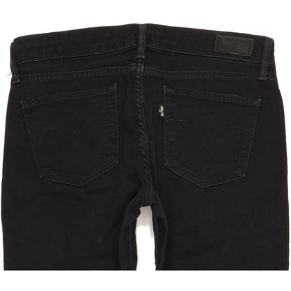 Levi's Demi Curve Women Black Skinny Slim Stretch Jeans W28 L30