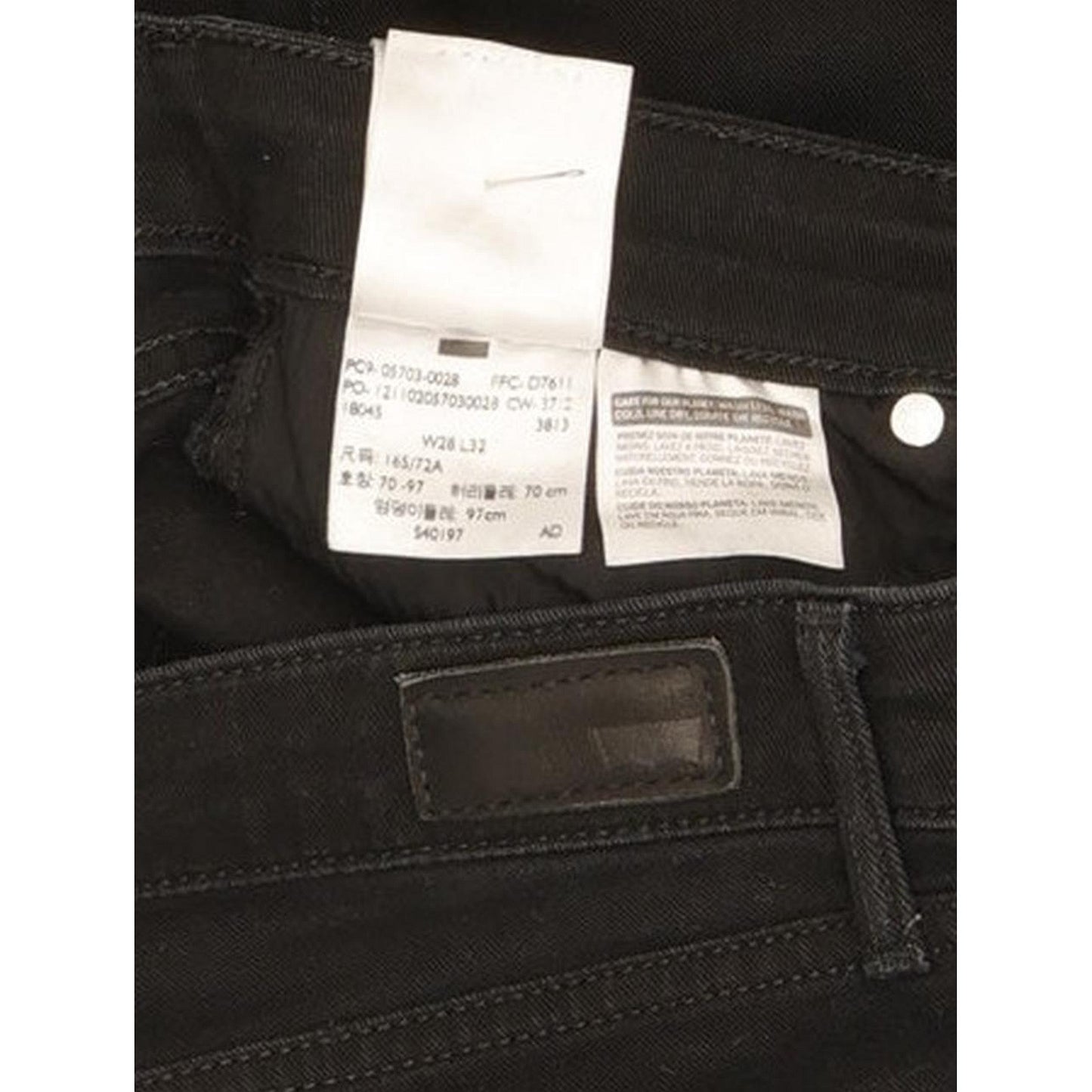 Levi's Demi Curve Women Black Skinny Slim Stretch Jeans W28 L30