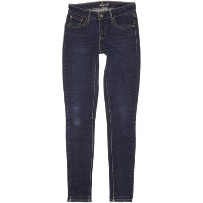 Levi's Women Blue Skinny Slim Stretch Jeans W24 L31