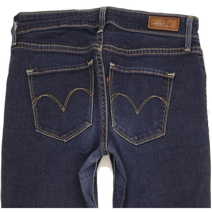 Levi's Women Blue Skinny Slim Stretch Jeans W24 L31