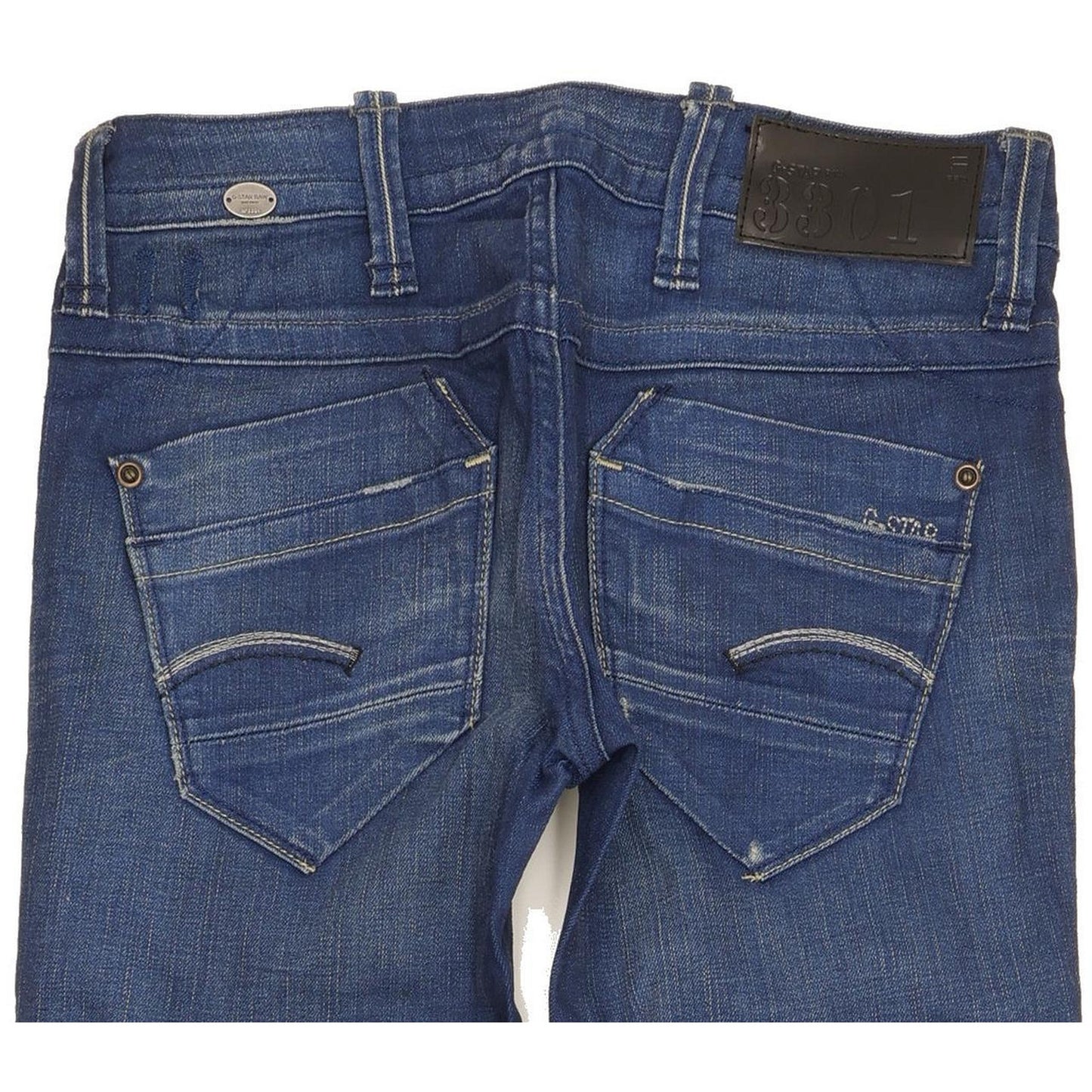 G-Star Austin Women Blue Skinny Slim Stretch Jeans W27 L32