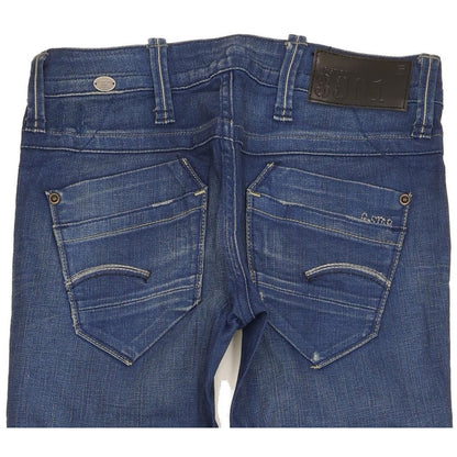 G-Star Austin Women Blue Skinny Slim Stretch Jeans W27 L32