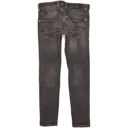 G-Star Revend Men Charcoal Skinny Slim Stretch Jeans W32 L30
