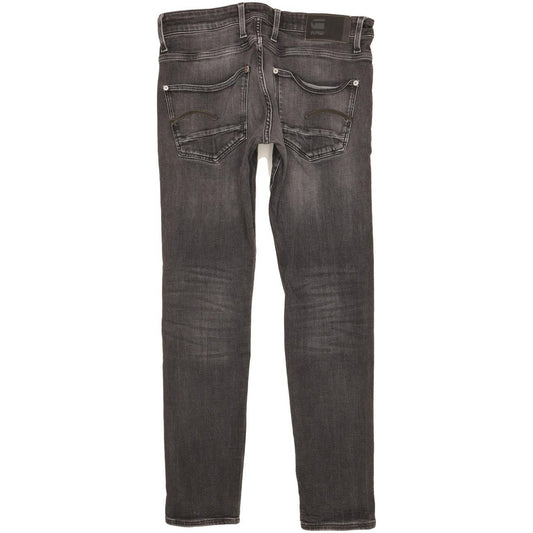 G-Star Revend Men Charcoal Skinny Slim Stretch Jeans W32 L30