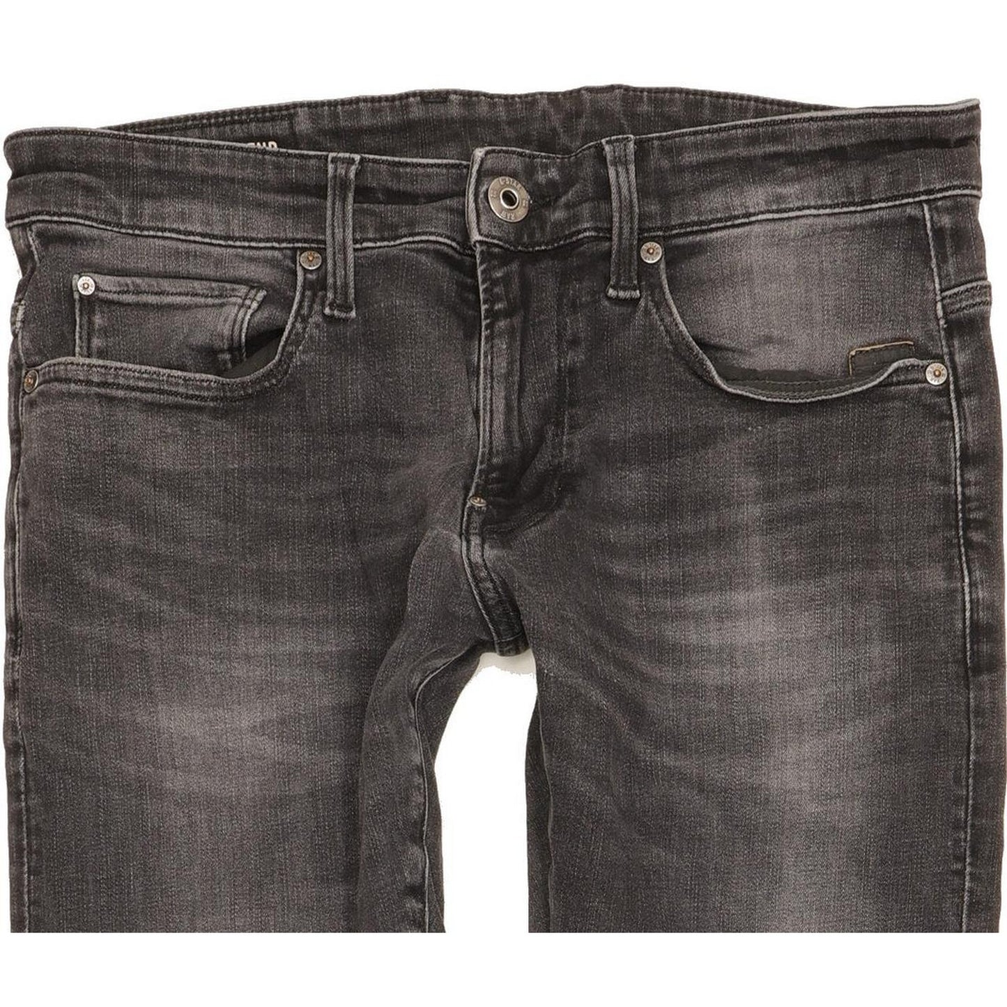 G-Star Revend Men Charcoal Skinny Slim Stretch Jeans W32 L30