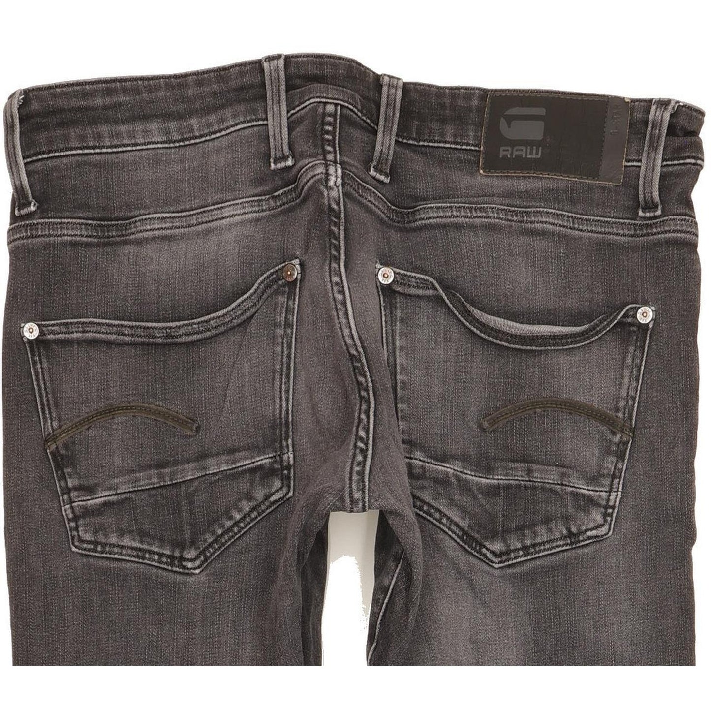 G-Star Revend Men Charcoal Skinny Slim Stretch Jeans W32 L30