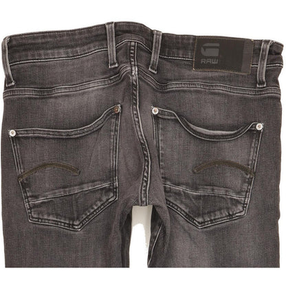 G-Star Revend Men Charcoal Skinny Slim Stretch Jeans W32 L30