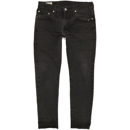 Levi's 512 Men Black Tapered Slim Stretch Jeans W32 L27