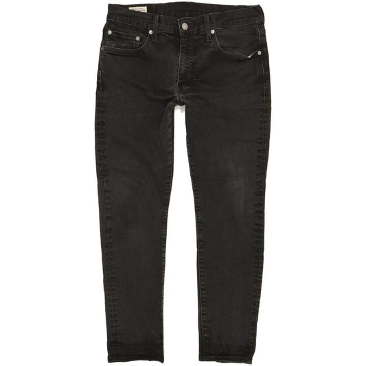 Levi's 512 Men Black Tapered Slim Stretch Jeans W32 L27