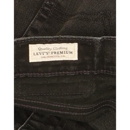 Levi's 512 Men Black Tapered Slim Stretch Jeans W32 L27