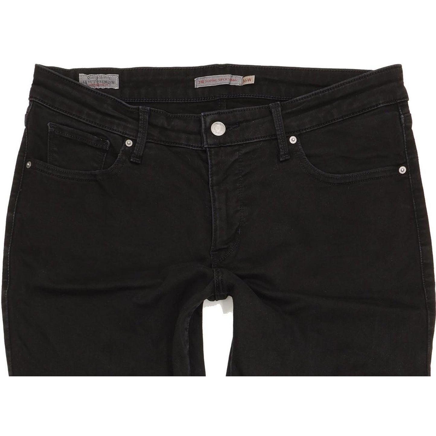 Levi's 310 Shaping Women Black Skinny Slim Stretch Jeans W32 L31