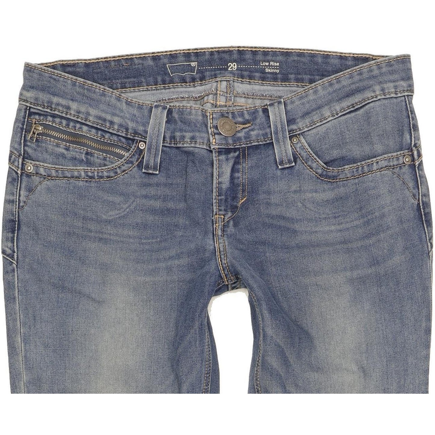 Levi's Women Blue Skinny Slim Stretch Jeans W29 L31