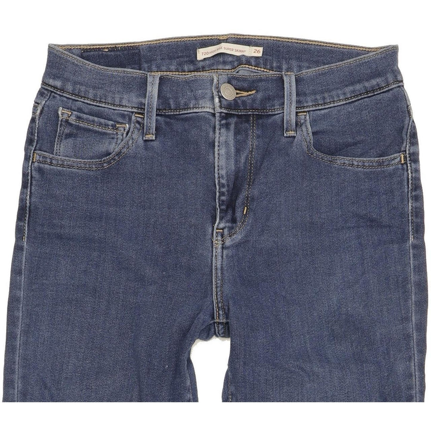 Levi's 720 Women Blue Skinny Slim Stretch Jeans W26 L30
