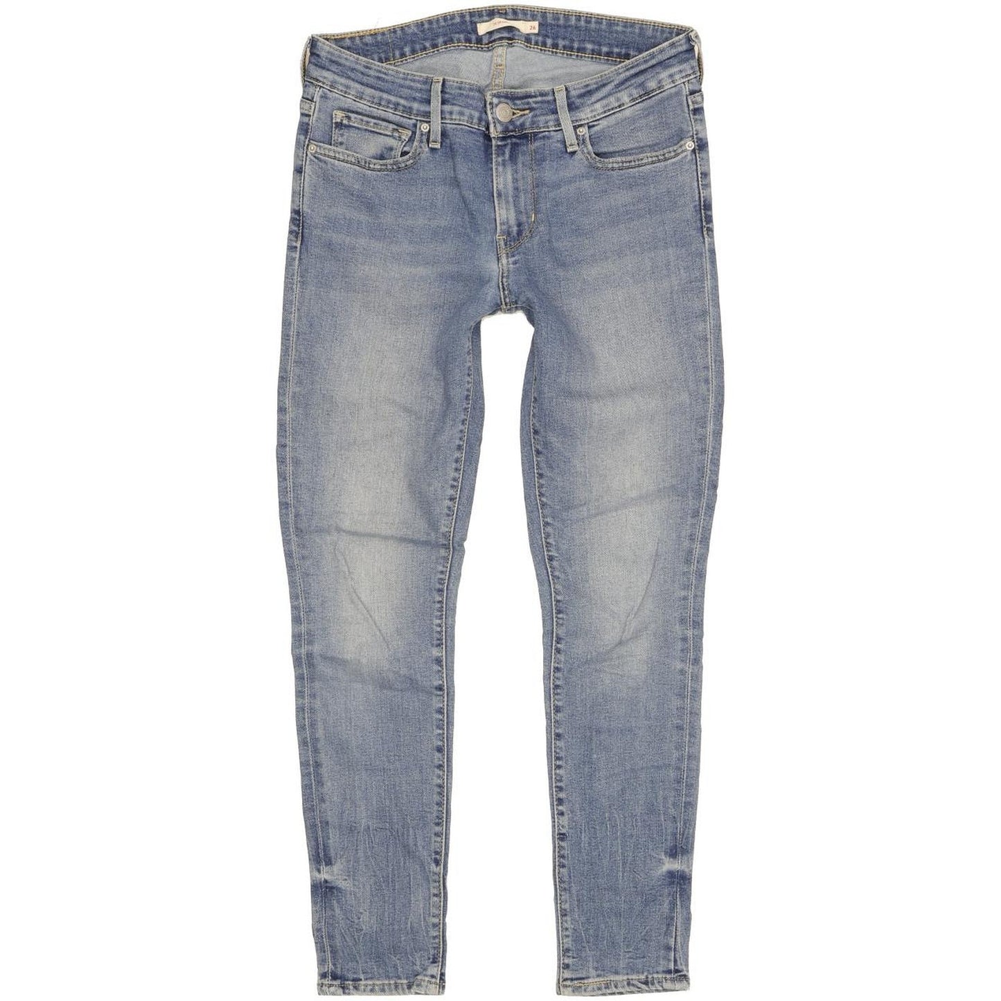 Levi's 711 Women Blue Skinny Slim Stretch Jeans W26 L27
