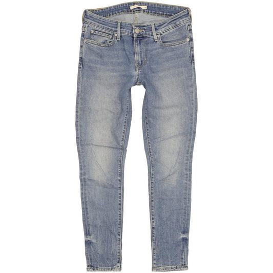 Levi's 711 Women Blue Skinny Slim Stretch Jeans W26 L27
