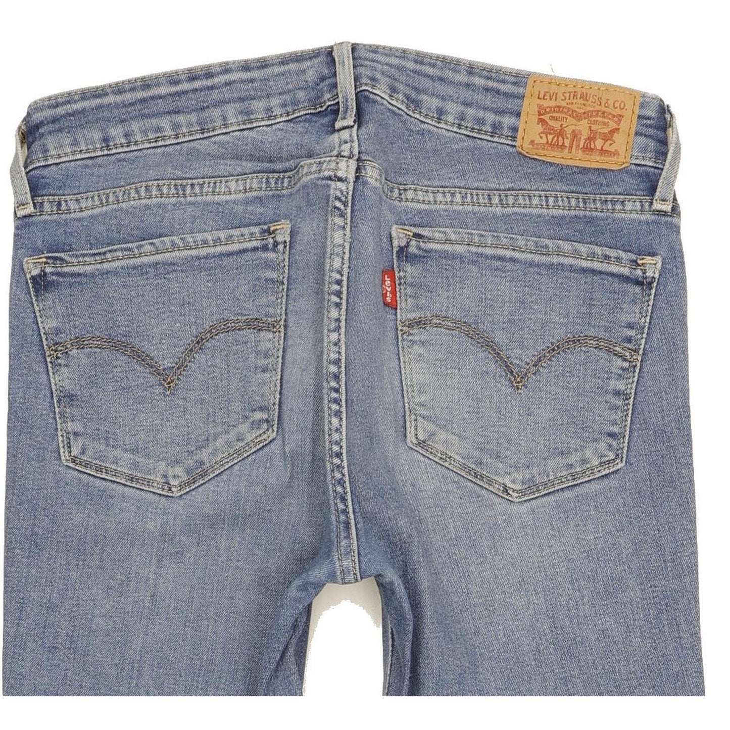 Levi's 711 Women Blue Skinny Slim Stretch Jeans W26 L27