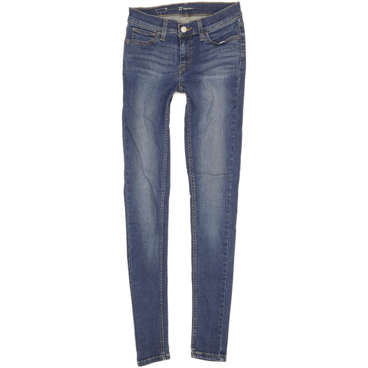 Levi's Women Blue Skinny Slim Stretch Jeans W27 L32