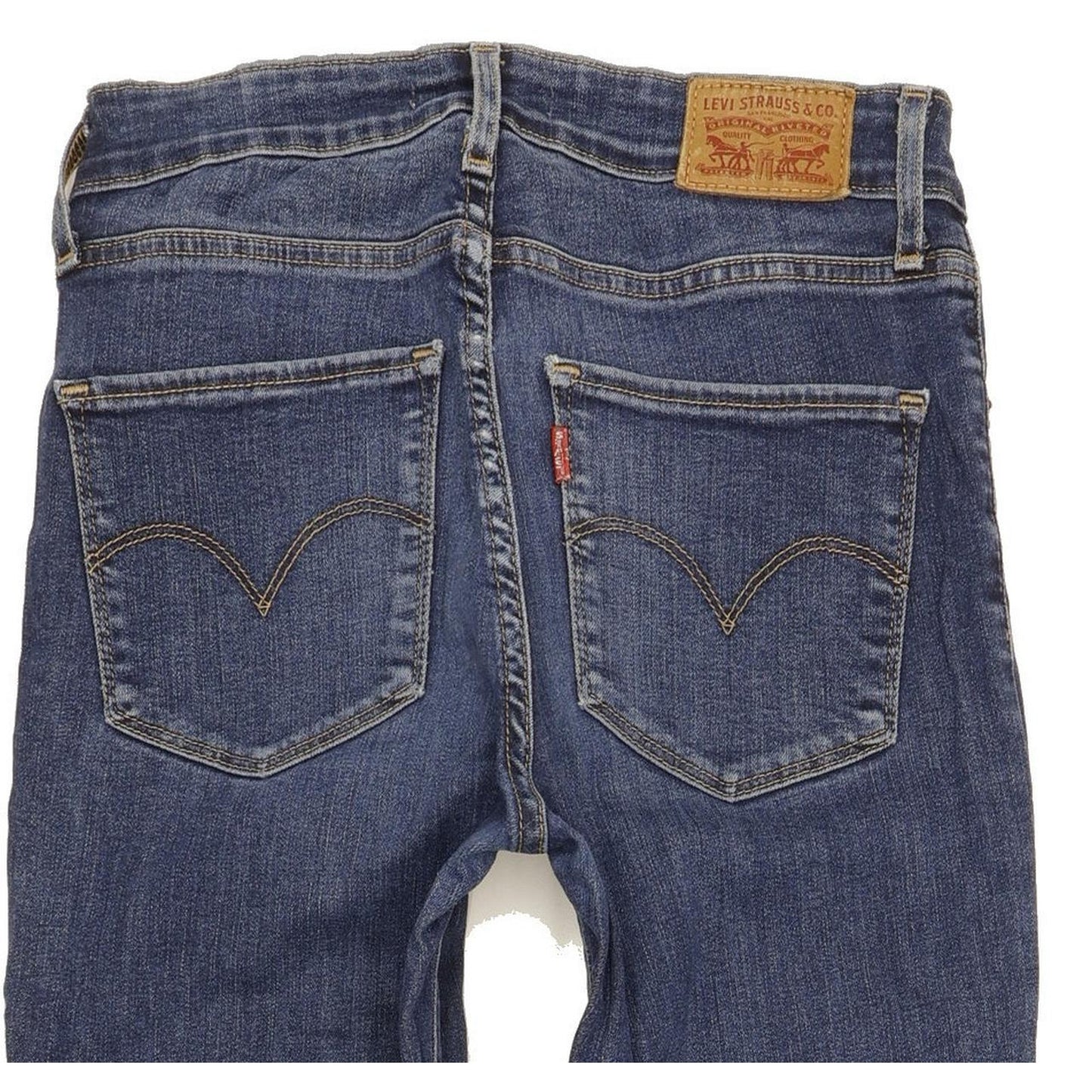 Levi's 721 Women Blue Skinny Slim Stretch Jeans W26 L32