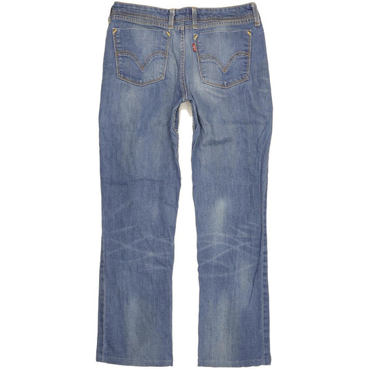 Levi's 627 Women Blue Straight Slim Stretch Jeans W31 L29