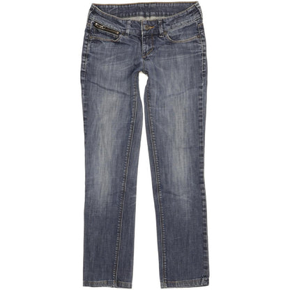 Levi's 571 Women Blue Straight Slim Stretch Jeans W28 L28