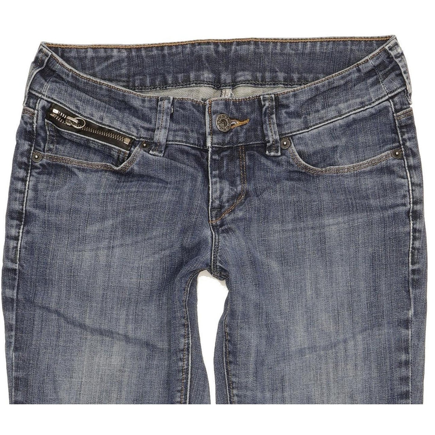 Levi's 571 Women Blue Straight Slim Stretch Jeans W28 L28