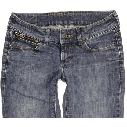 Levi's 571 Women Blue Straight Slim Stretch Jeans W28 L28