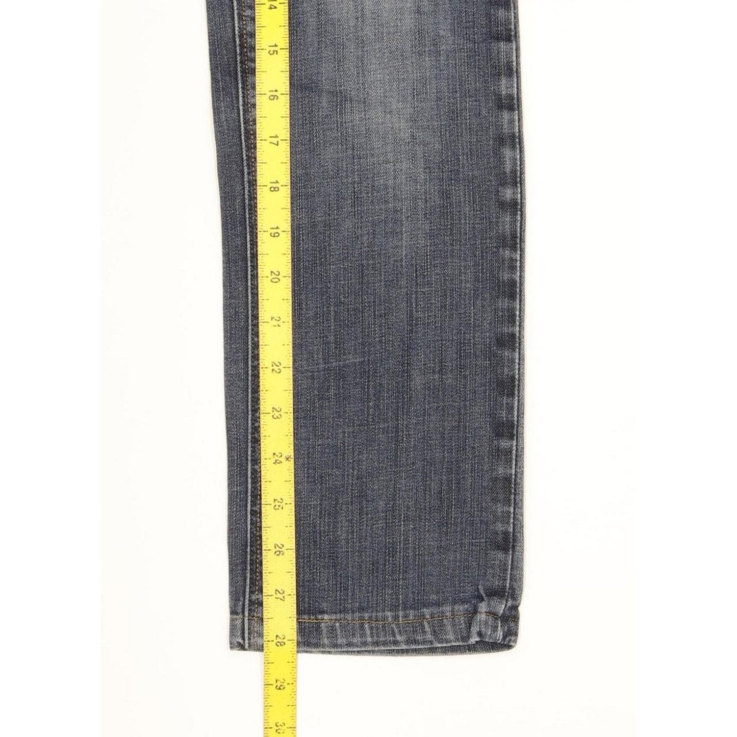 Levi's 571 Women Blue Straight Slim Stretch Jeans W28 L28