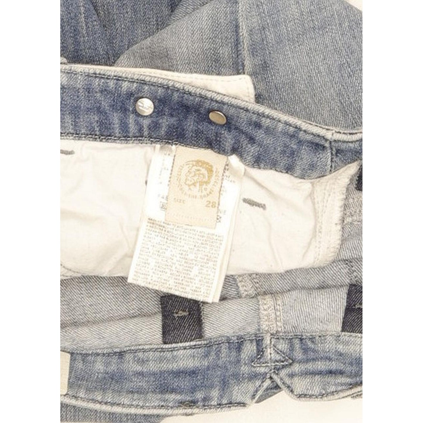 Diesel Cherick Women Blue Tapered Slim Stretch Jeans W28 L32