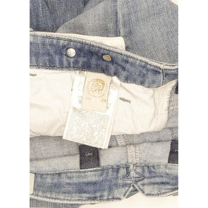 Diesel Cherick Women Blue Tapered Slim Stretch Jeans W28 L32