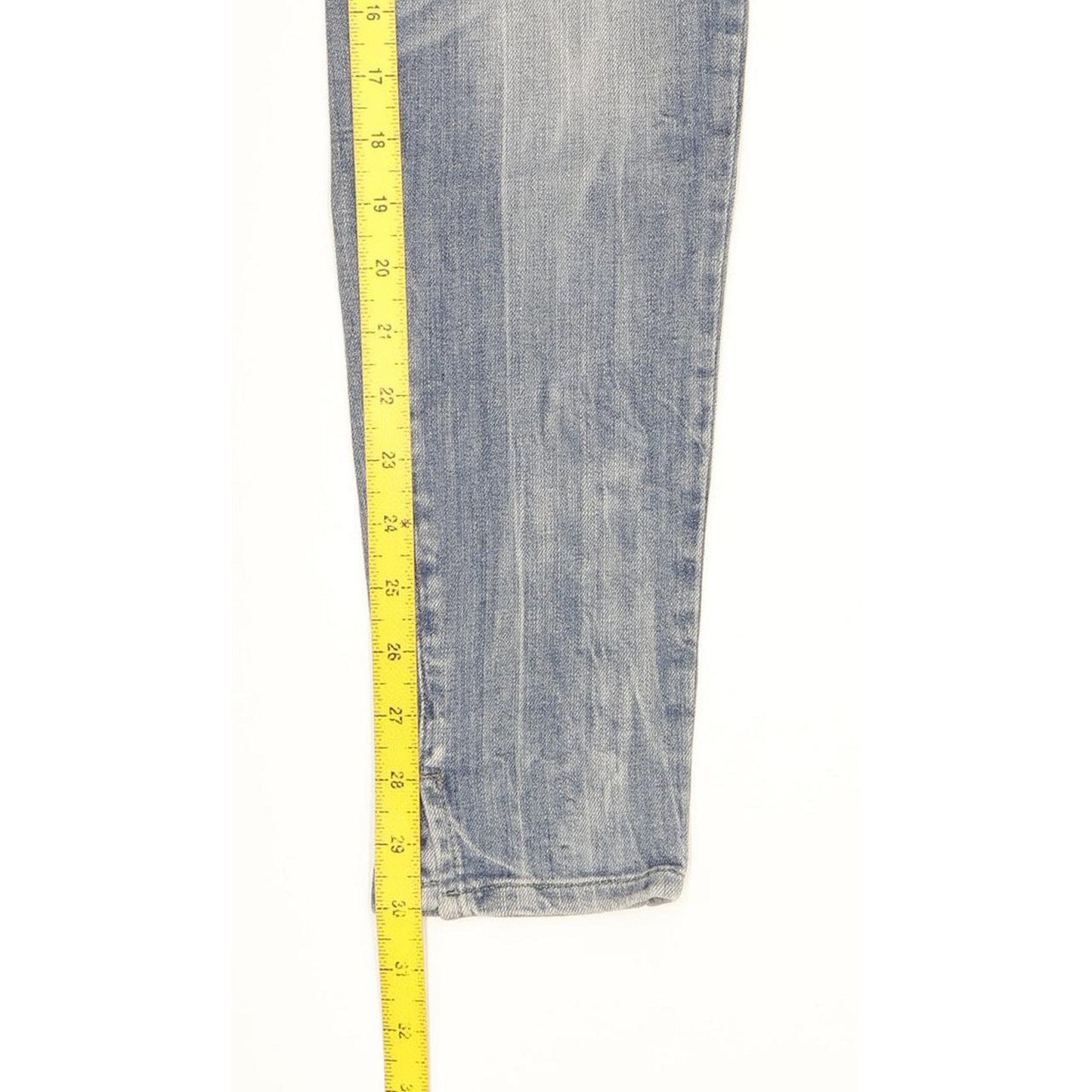Diesel Cherick Women Blue Tapered Slim Stretch Jeans W28 L32