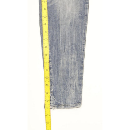 Diesel Cherick Women Blue Tapered Slim Stretch Jeans W28 L32