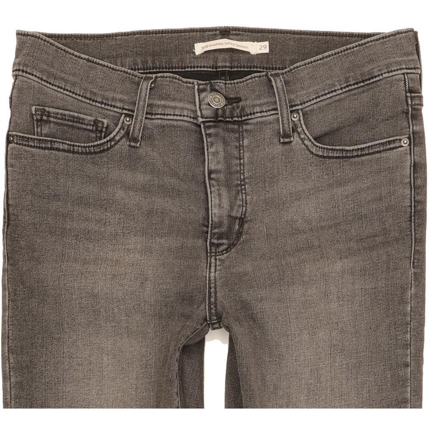 Levi's 310 Shaping Women Grey Skinny Slim Stretch Jeans W29 L28