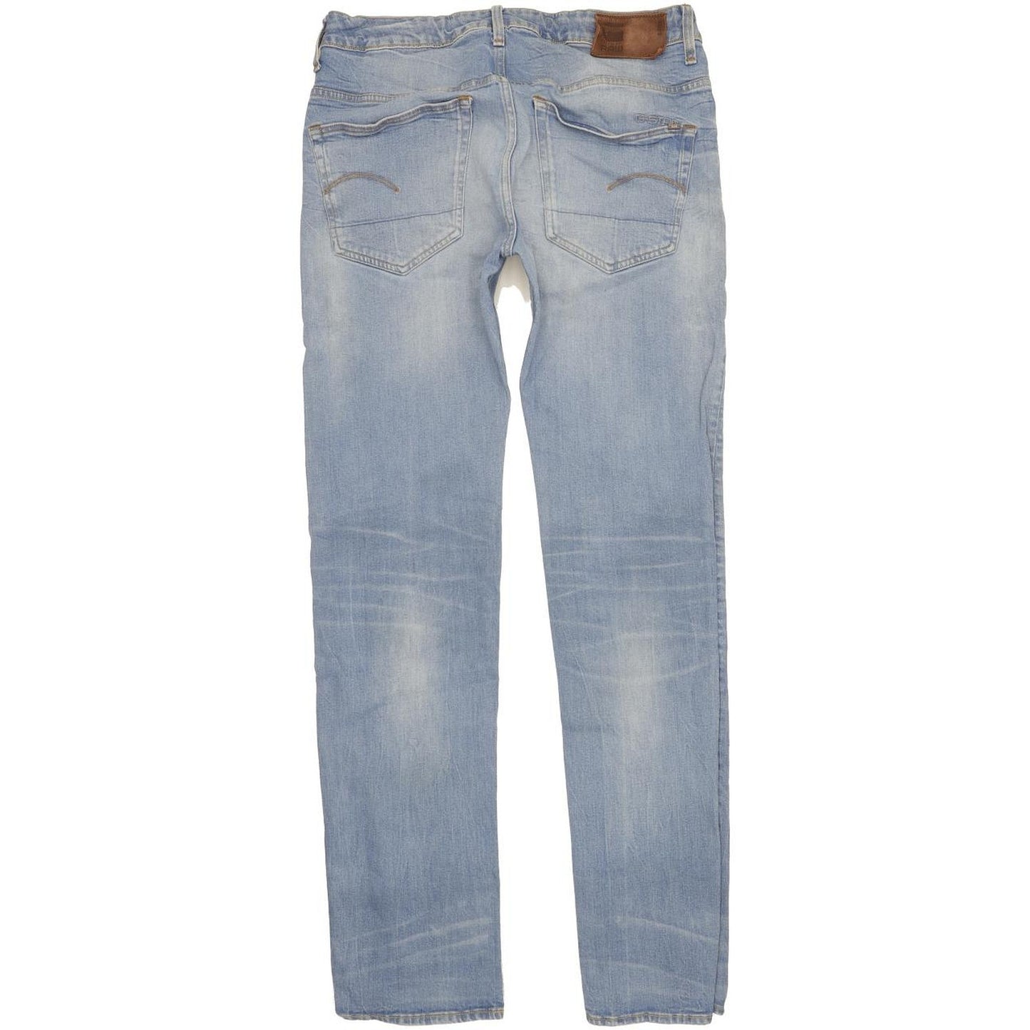 G-Star 3301 Men Blue Straight Regular Jeans W34 L37