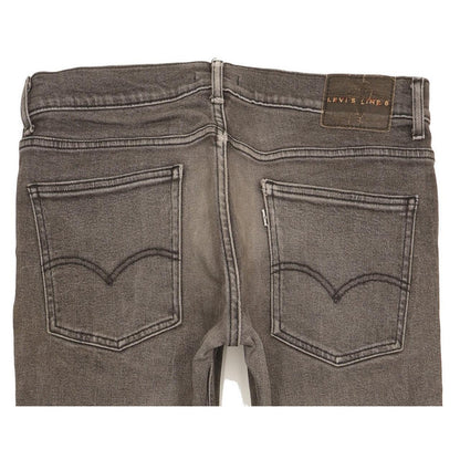 Levi's Line 8 Men Grey Straight Slim Stretch Jeans W32 L33