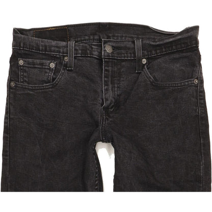 Levi's 511 Men Black Straight Slim Stretch Jeans W30 L31
