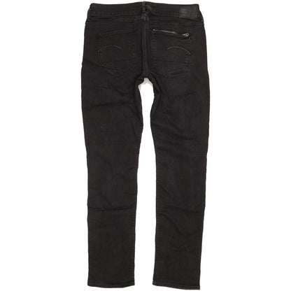 G-Star Attacc Women Black Straight Slim Stretch Jeans W32 L32