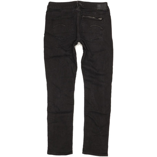 G-Star Attacc Women Black Straight Slim Stretch Jeans W32 L32