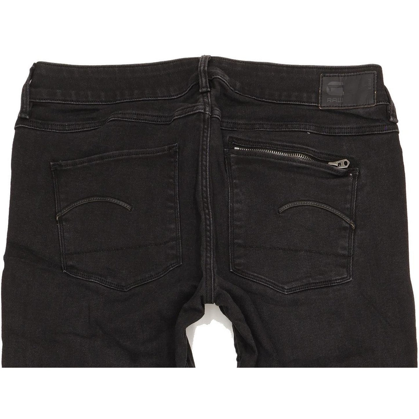 G-Star Attacc Women Black Straight Slim Stretch Jeans W32 L32