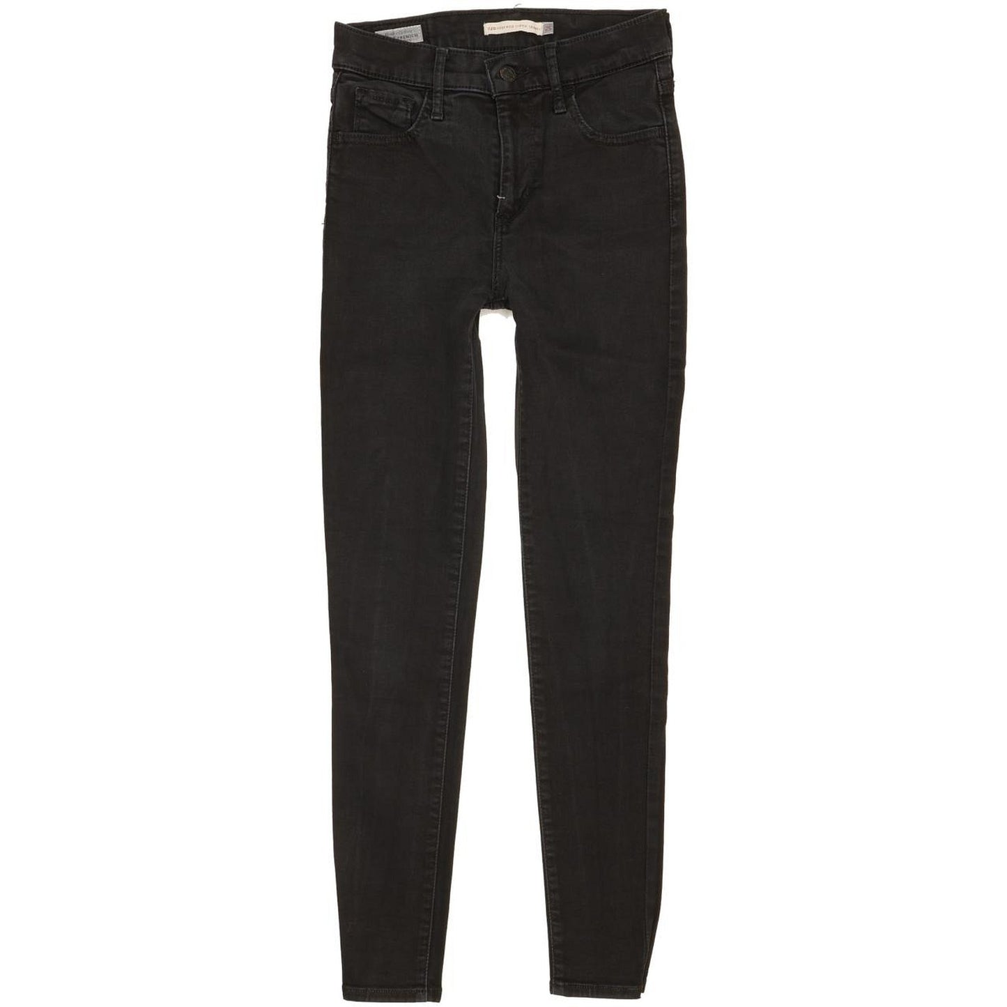 Levi's 720 Women Black Skinny Slim Stretch Jeans W25 L27