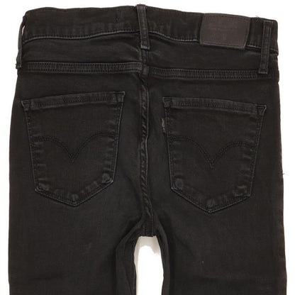 Levi's 720 Women Black Skinny Slim Stretch Jeans W25 L27