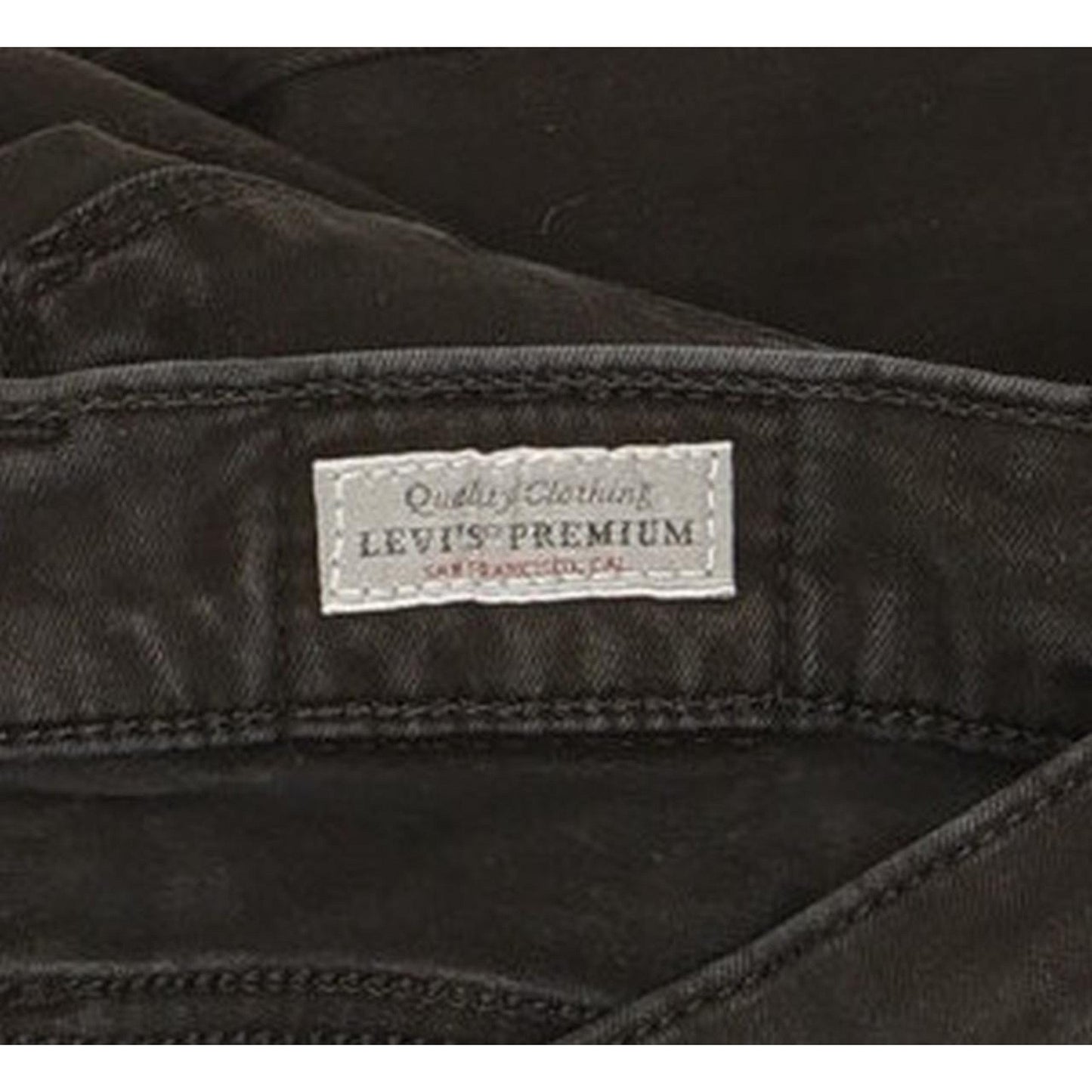 Levi's 720 Women Black Skinny Slim Stretch Jeans W25 L27