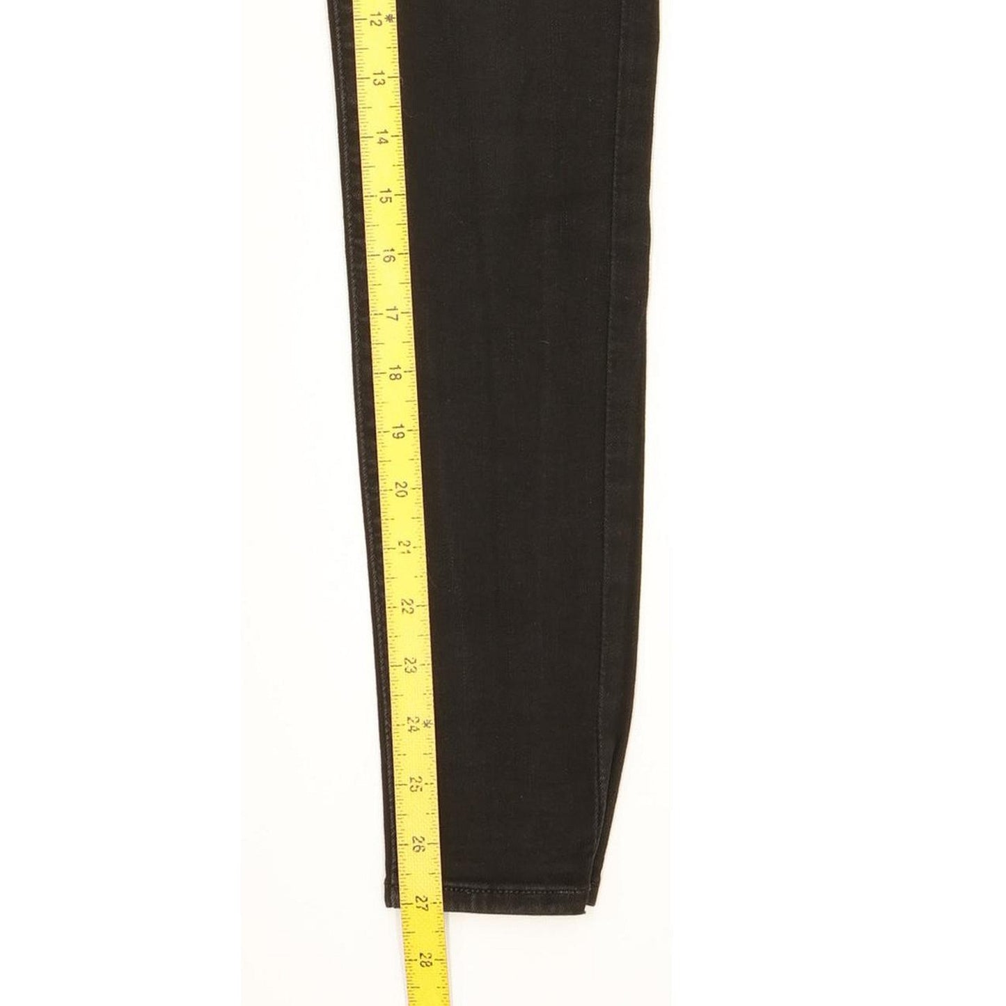 Levi's 720 Women Black Skinny Slim Stretch Jeans W25 L27